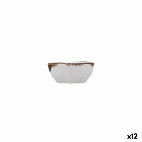 Snacksk�l Bidasoa Orion Hydrozero Hvid Keramik 8 x 8,5 cm (12 enheder)