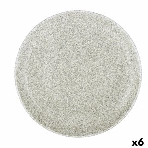 Pizzatallerken Bidasoa Element Hydrozero Beige Keramik � 30 cm (6 enheder)