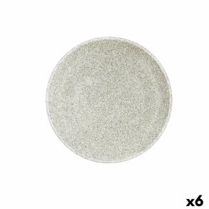 Desserttallerken Bidasoa Element Hydrozero Beige Keramik � 21 cm (6 enheder)