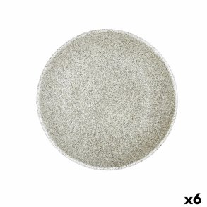 Dyb tallerken Bidasoa Element Hydrozero Beige Keramik � 23 cm (6 enheder)