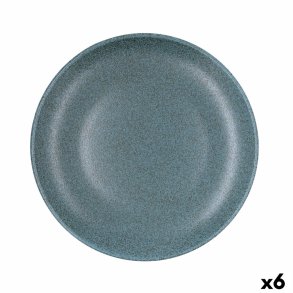 Flad Plade Bidasoa Element Hydrozero Bl� Keramik � 27 cm (6 enheder)