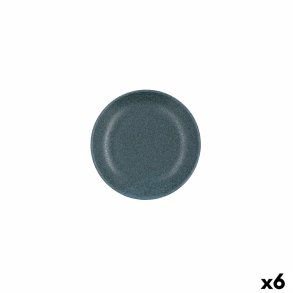 Tallerken Bidasoa Element Hydrozero Bl� Keramik � 15 cm Br�d (6 enheder)