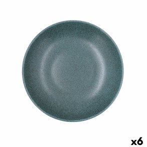 Dyb tallerken Bidasoa Element Hydrozero Bl� Keramik � 23 cm (6 enheder)
