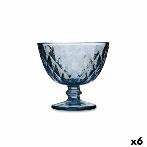 Is og Milshake Glas Quid Maia Bl� Glas 300 ml (6 enheder)