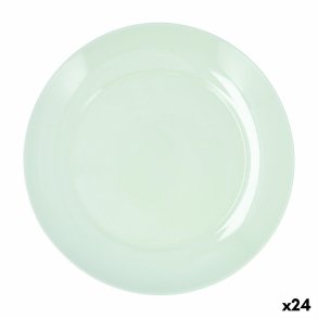 Flad Plade Luminarc Apy Paradise Verde Gr�n Glas � 25 cm (24 enheder)