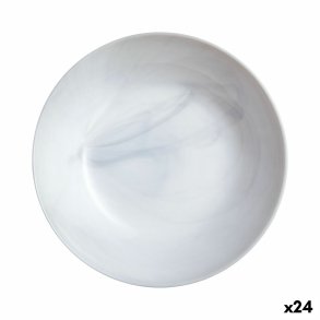 Dyb tallerken Luminarc Diwali Granit Marb To-farvet Glas � 20 cm (24 enheder)