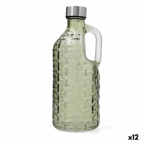 Vandflaske Quid Calypso Grn Glas 1 L (12 enheder)