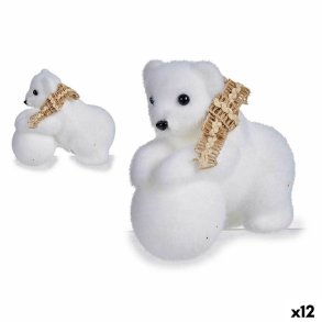 Julepynt Krist+ K19121228 Hvid 8 x 11 x 14 cm (12 enheder)