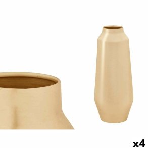 Vase Gift Decor 10216-SG 10216-SG Gylden Jern 16 x 40 x 16 cm 40 x 17 x 40 cm (4 enheder)