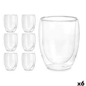 Vandglas Vivalto OCT-DG2061 Gennemsigtig Borosilikatglas 326 ml (6 enheder)