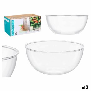 plade Leknes CK80678-1 Gennemsigtig Plastik 3,5 L 25,5 x 12,5 x 25,5 cm (12 enheder)