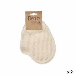 Skrubbehandske Berilo B7081-12 B7081-12 Hvid Beige (12 enheder)