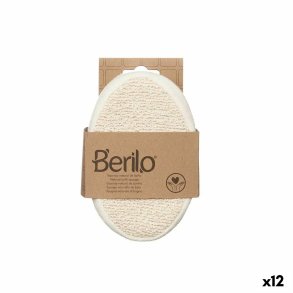 Svamp til Kroppen Berilo B7081-8 B7081-8 Hvid Beige 15 x 5 x 10 cm (12 enheder)
