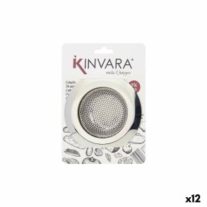 Hndvaskefiltre Kinvara Slvfarvet Rustfrit stl  16 cm (12 enheder)