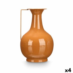 Vase Gift Decor Flise Jern Krogla 24 x 38,5 x 14,8 cm (4 enheder)