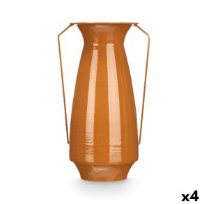 Vase Gift Decor Flise Jern Konisk 25,5 x 41,5 x 18,5 cm (4 enheder)
