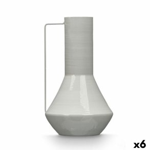 Vase Gift Decor Gr Jern Konisk 17 x 29 x 7 cm (6 enheder)
