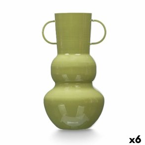 Vase Gift Decor Grn Jern Krogla 17,5 x 30 x 16 cm (6 enheder)