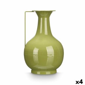 Vase Gift Decor Grn Jern Krogla 24 x 38 x 14,8 cm (4 enheder)