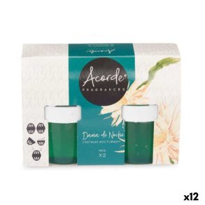 S�t med luftfriskere Acorde Lady of the night flower 2 Dele (12 enheder)