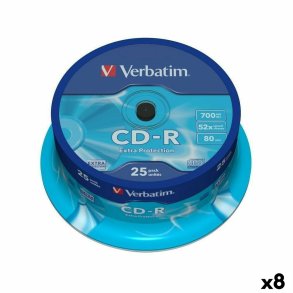 CD-R Verbatim Extra Protection 700 MB 52x 25 Dele (8 enheder)