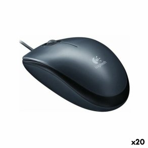 Mus Logitech M90 Sort Gr� (20 enheder)