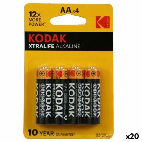 Alkalinebatterier Kodak LR06 4 Dele (20 enheder)