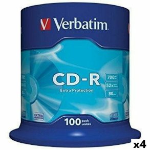 CD-R Verbatim Extra Protection 700 MB 52x 100 Dele (4 enheder)