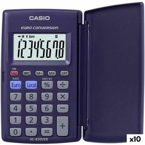 Lommeregner Casio HL-820VER Violet (10 enheder)