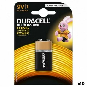 Alkaline Batteri DURACELL 9 V 6LR61 (10 enheder)