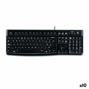 Tastatur Logitech K120 Sort Spansk qwerty (10 enheder)