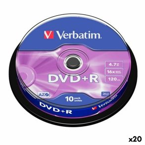 DVD + R Verbatim 4,7 GB 16x 10 Dele (20 enheder)