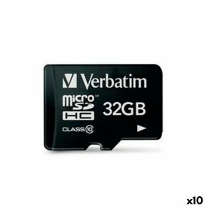 SDHC-hukommelseskort Verbatim 32 GB (10 enheder)