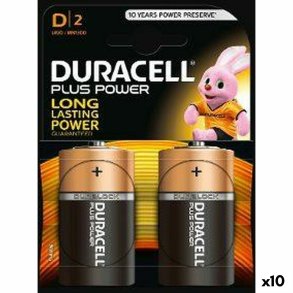 Alkalinebatterier DURACELL 1,5 V LR20 (10 enheder)