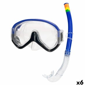 Snorkel beskyttelsesbriller og rr AquaSport Bl (6 enheder)