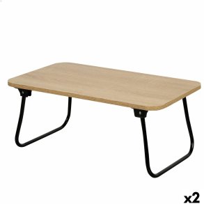 Sammenklappelig sengebakke Max Home Tr� St�l Melamin 53 x 22 x 30 cm 2 enheder