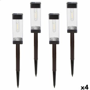 Solcellelampe Aktive 6 x 55 x 6 cm (4 enheder)
