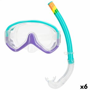 Snorkel beskyttelsesbriller og rr AquaSport Turkisbl (6 enheder)