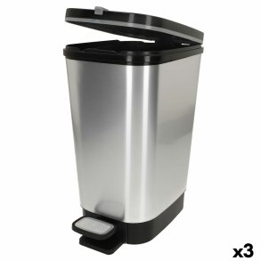 Skraldespand Curver Gr Plastik 45 L (3 enheder)