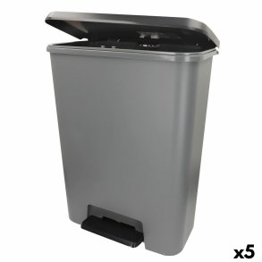 Skraldespand Curver Mrkegr Plastik 50 L (5 enheder)