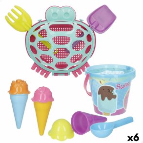 St med legetj til stranden Colorbaby 48 X 16 X 32 CM (6 enheder)