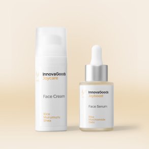 Fugtighedscreme til ansigtet i dobbeltpakke Rice InnovaGoods