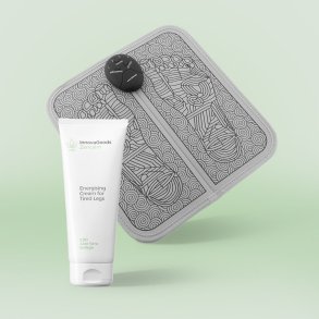 Pakke med behandling til trtte ben CBD InnovaGoods