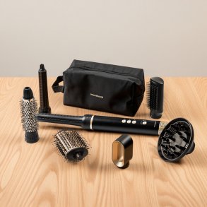 Ionisk Multifunktionel Lufttrrer og Stylingsbrste med Coanda Teknologi og 7 Tilbehr Wavify InnovaGoods