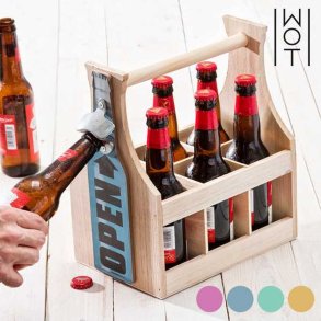 Fritst�ende vinholder Wagon Trend Tr� 6 flasker