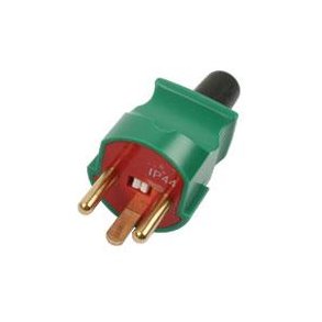 Stikprop m/jord S-5 brudsikret grn/rd 250V 16A