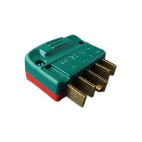 Komfur stikprop rd/grn brudsikker 16/400V