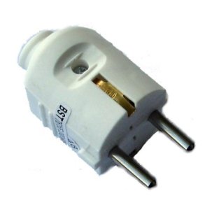 Schuko stikprop hvid