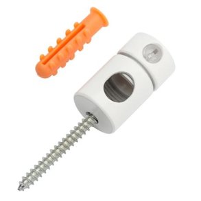 Ledningsophng m/aflastn. hvid mat