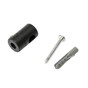 Ledningsophng m/aflastn. sort mat